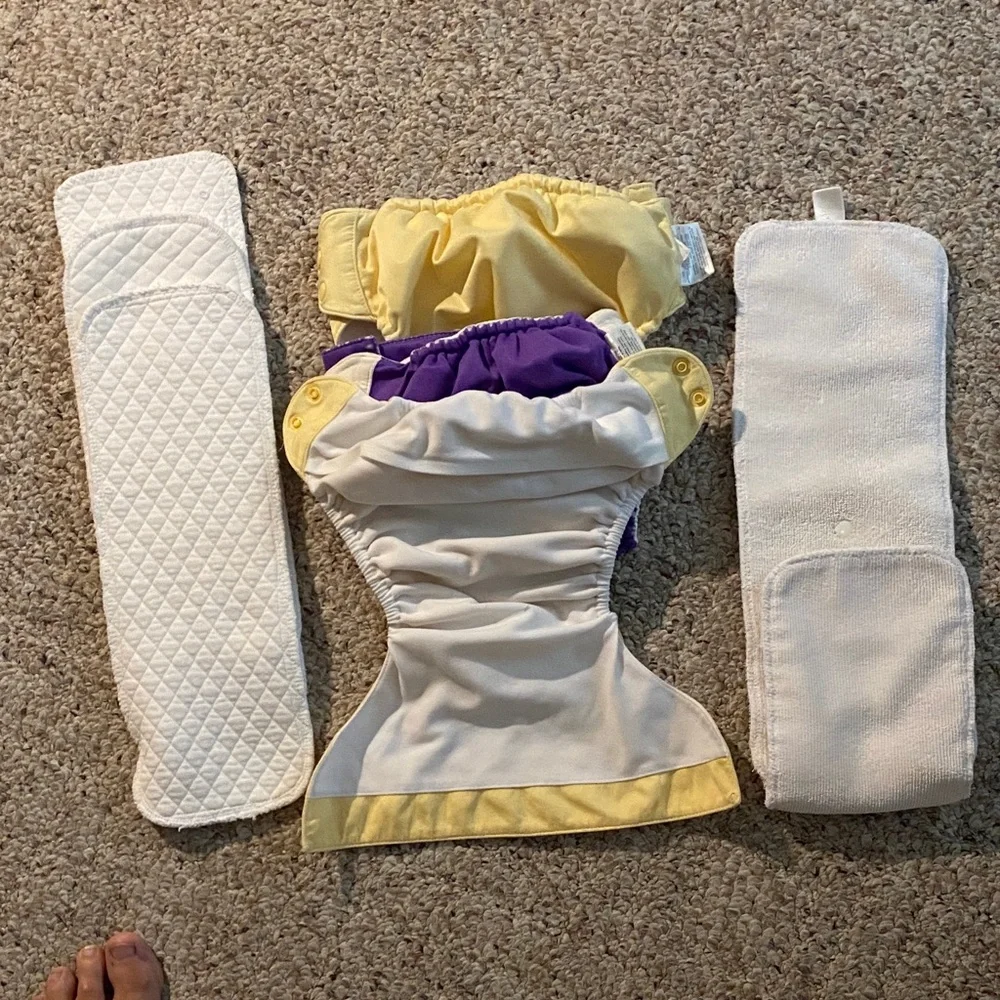 BumGenius Adjustable Snap Closure Cloth Diaper Set